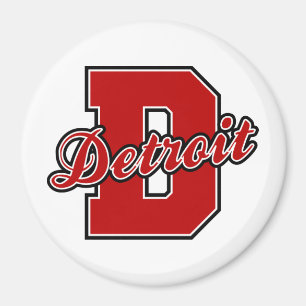 Detroit Brev Magnet