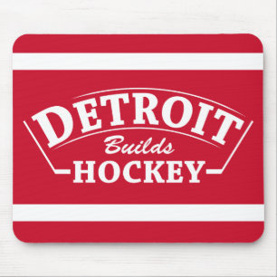 Detroit Bygger Hockey Mouse Pad Musmatta