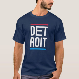 Detroit city logo design t shirt