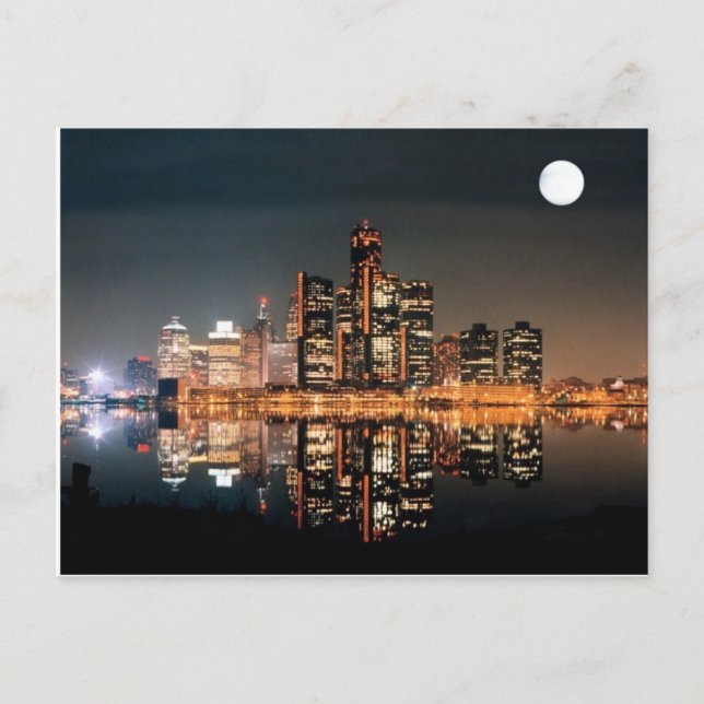 Detroit City Vykort (Framsida)