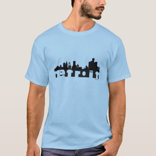 Detroit Cityscape Tröja (Framsida)