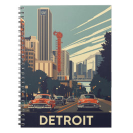 Detroit Classic City Anteckningsbok