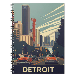 Detroit Classic City Anteckningsbok