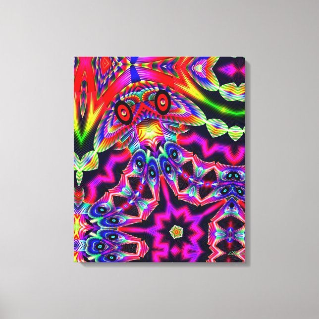 Detroit Cop Beats Off Two Men Canvastryck (Framsida)