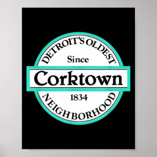 Detroit Corktown Neighborhood Historic District ja Poster