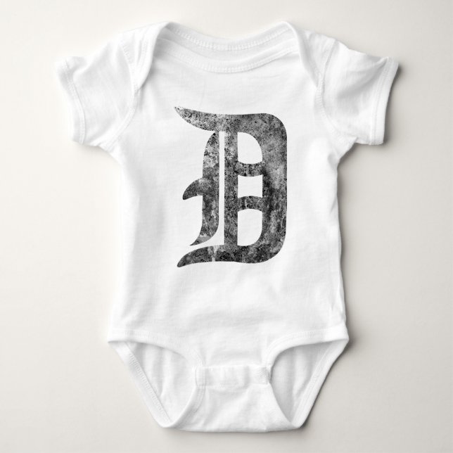 Detroit D tvättar Tee (Framsida)