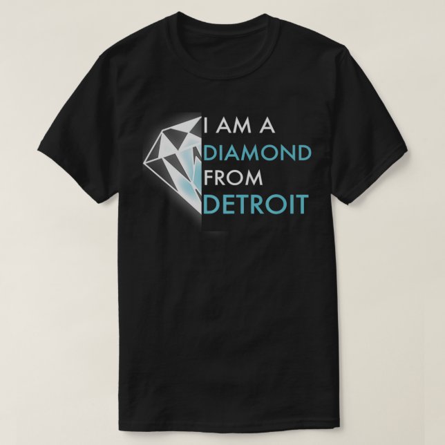 Detroit Diamond Premium T Shirt (Design framsida)