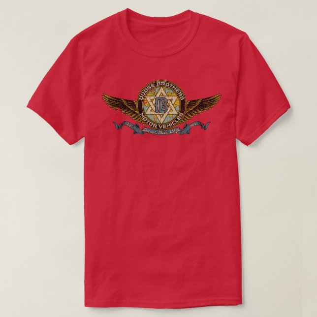 Detroit Dodge Brothers Motor Fordon 1914 T Shirt (Design framsida)