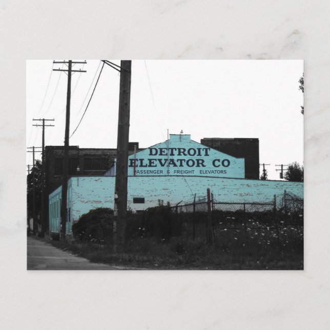 Detroit Downtown Vykort (Framsida)