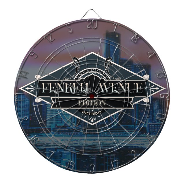 Detroit - Fenkell Edition Darttavla (Framsidan)