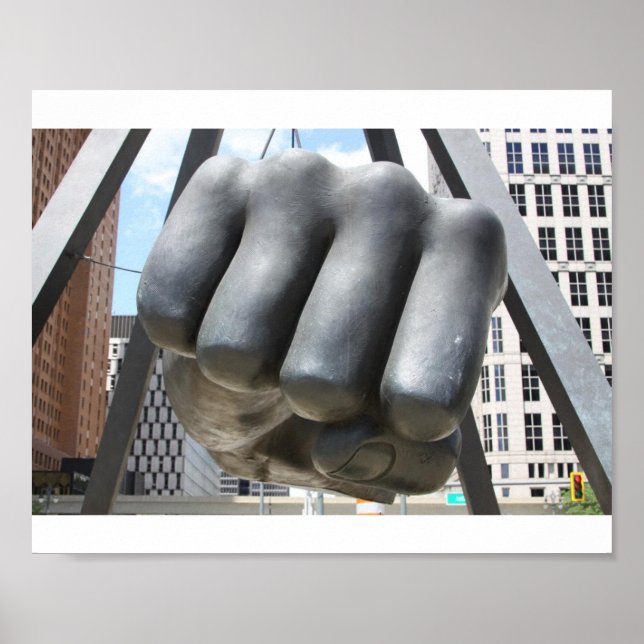 Detroit Fist Poster (Framsidan)