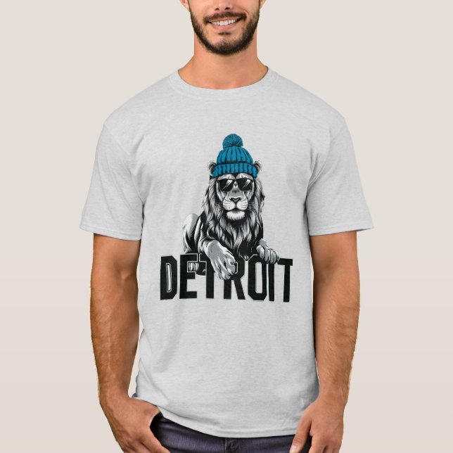 Detroit Football T-shirt (Framsida)