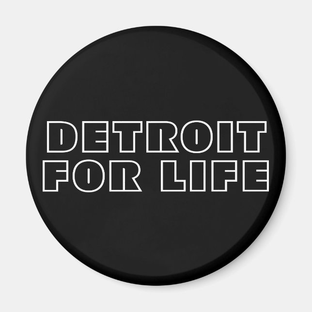 Detroit for Life Magnet (Framsidan)