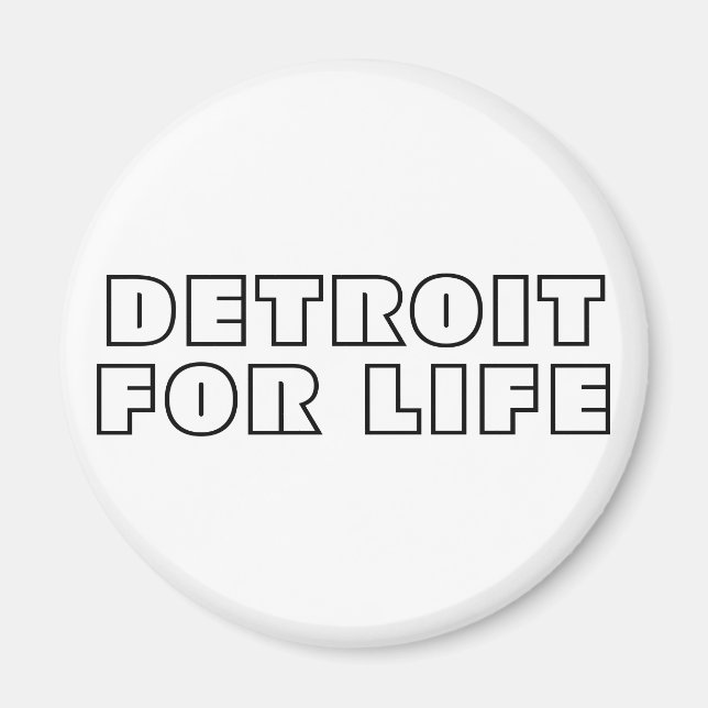Detroit for Life Magnet (Framsidan)
