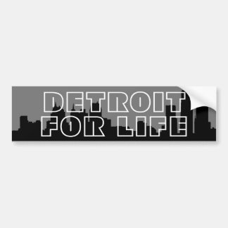 Detroit for Life - Skyline Bildekal