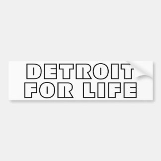 Detroit för liv bildekal