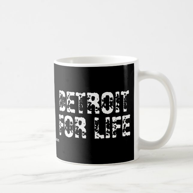 Detroit för liv kaffemugg (Höger)