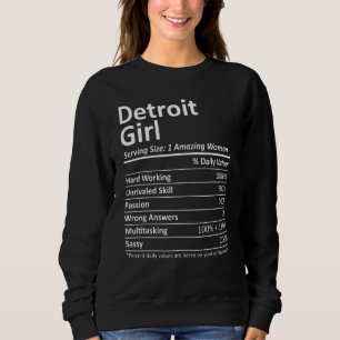 Detroit Girl Mi Michigan City Home Roots Usa T Shirt