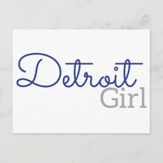 Detroit Girl Vykort