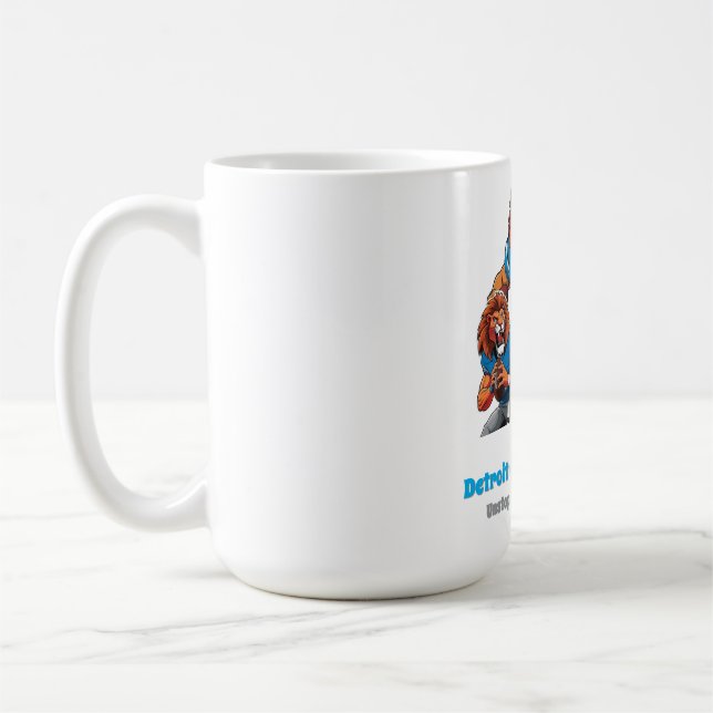 Detroit Grit Lejon Pride Kaffemugg (Vänster)
