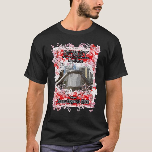 Detroit Hart Plaza Asian Pacific Islander T Shirt (Framsida)