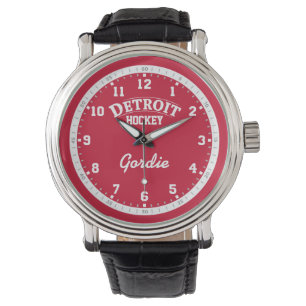 Detroit Hockey 12 timmars bevakning Armbandsur