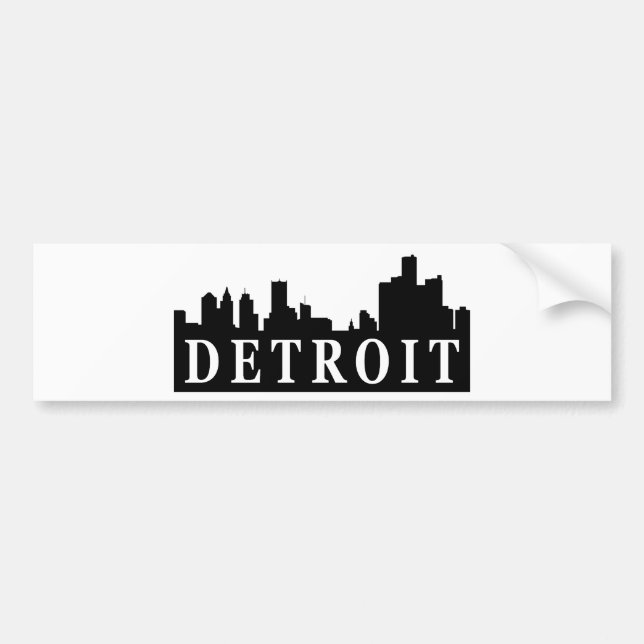 Detroit horisont bildekal (Framsidan)