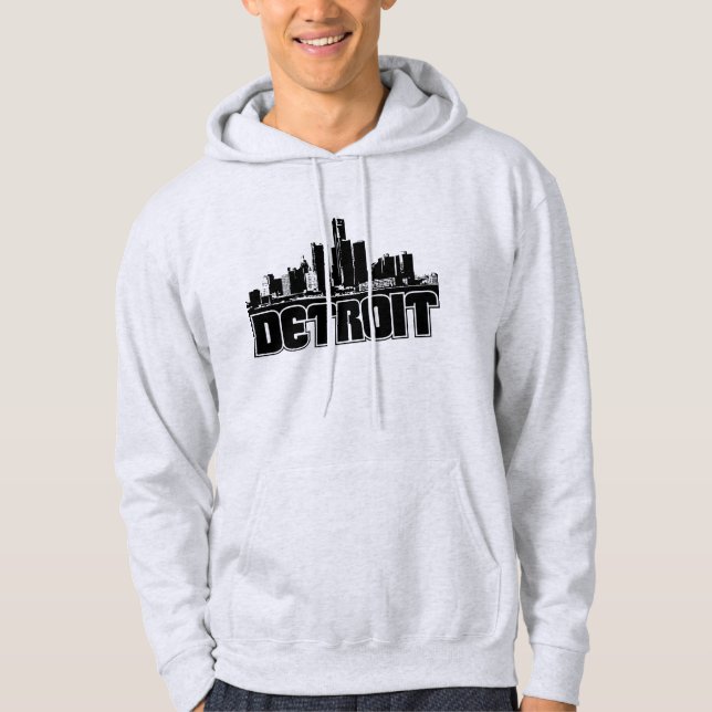 Detroit horisont hoodie (Framsida)