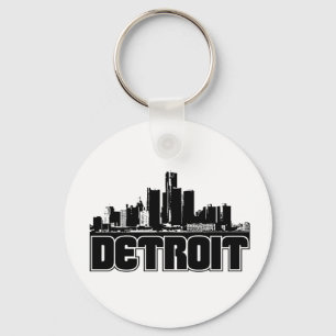 Detroit horisont nyckelring