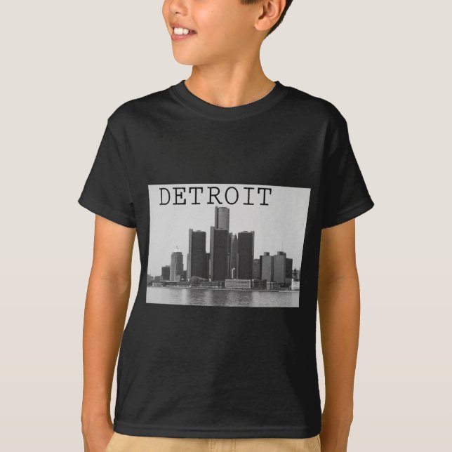 Detroit horisont tee shirt (Framsida)