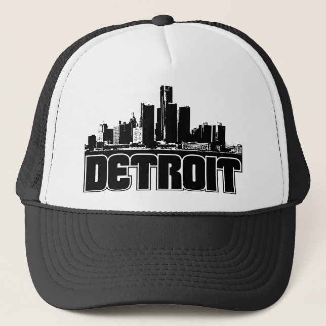 Detroit horisont truckerkeps (Framsida)