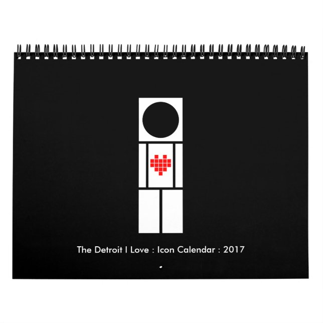 Detroit i Kärlek : Ikonkalender Kalender (Omslag)