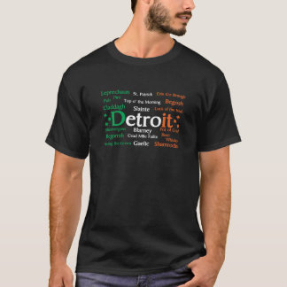 Detroit irländsk pride t shirt