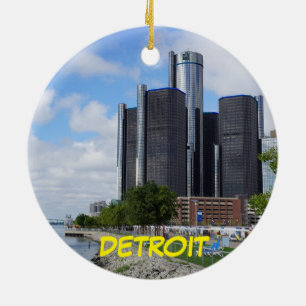Detroit-julprydnad Julgransprydnad Keramik