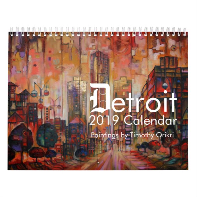 Detroit kalender 2019 (Omslag)