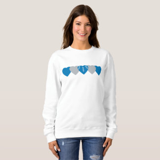Detroit Lejon Heart Football Mörk T Shirt