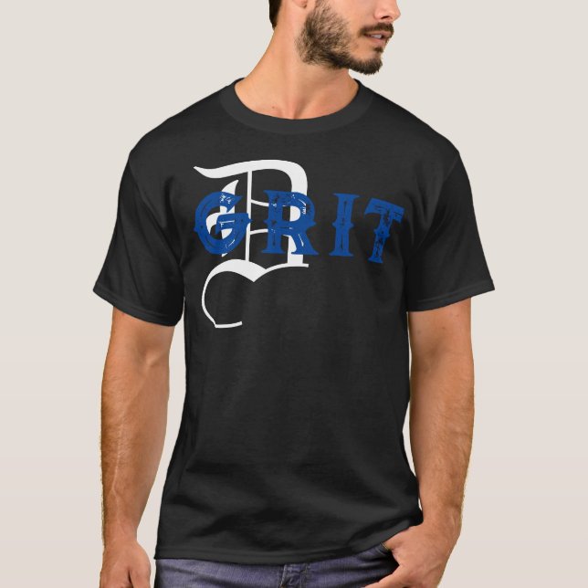 Detroit Lejon/Tigers GRIT T Shirt (Framsida)