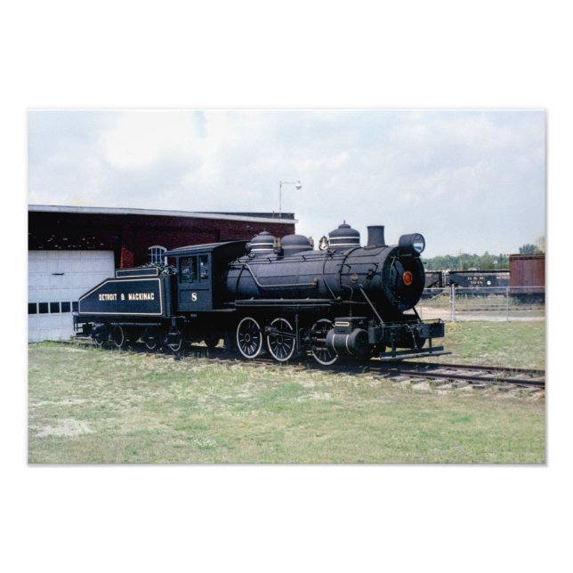 Detroit & Mackinac Railroad motor #8 Fototryck (Framsidan)