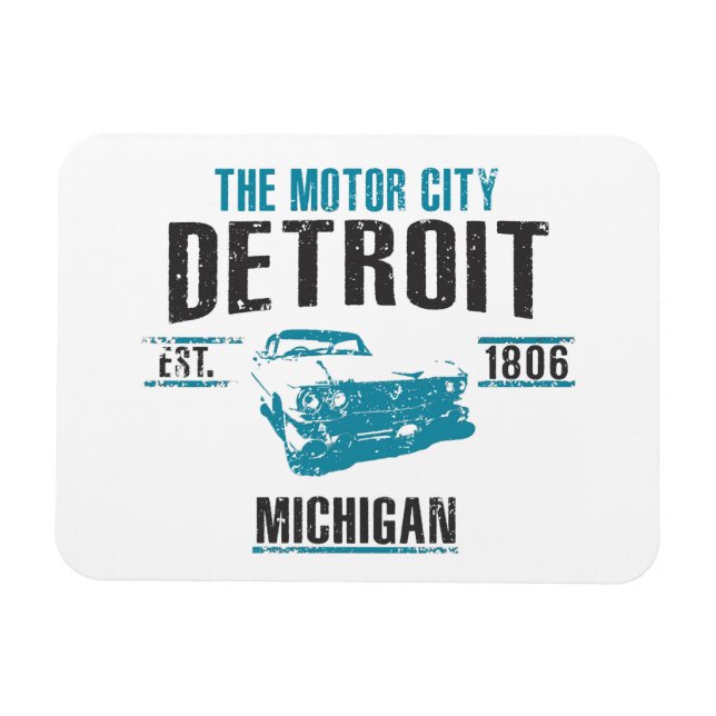 Detroit Magnet (Horisontell)