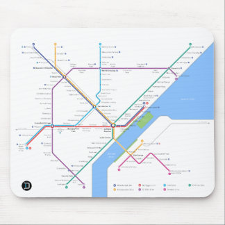 Detroit Metro Mousepad Musmatta