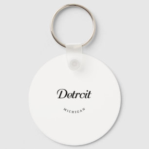 Detroit MI Nyckelring