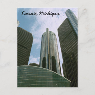 Detroit Mi-vykort Vykort