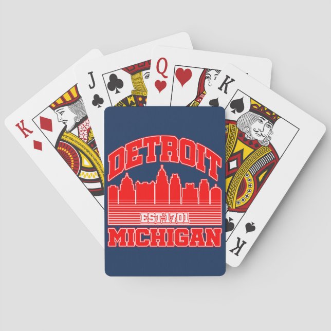 Detroit,Michigan Casinokort (Baksidan)