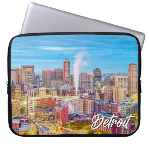 Detroit Michigan, Förenade Stater Laptop Fodral