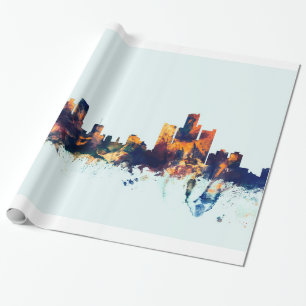 Detroit Michigan horisont Presentpapper