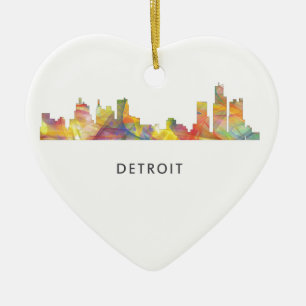 DETROIT MICHIGAN HORISONT WB1 - JULGRANSPRYDNAD KERAMIK