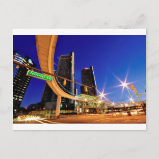 Detroit Michigan Jefferson Avenue Vykort