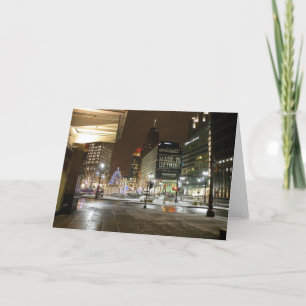 Detroit Michigan julkort Helgkort