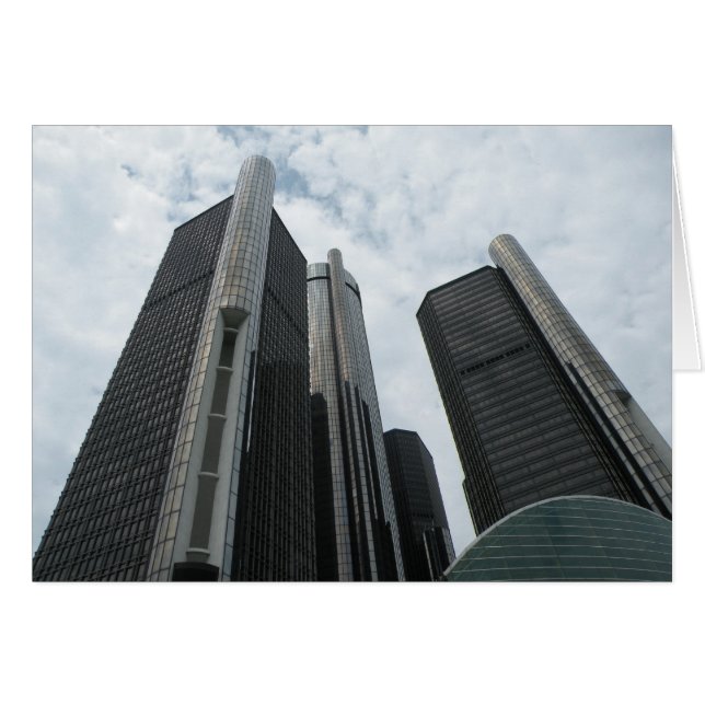 Detroit, Michigan, kort (Framsidan Horizontal)