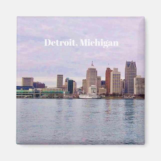 Detroit Michigan Magnet  (Framsidan)